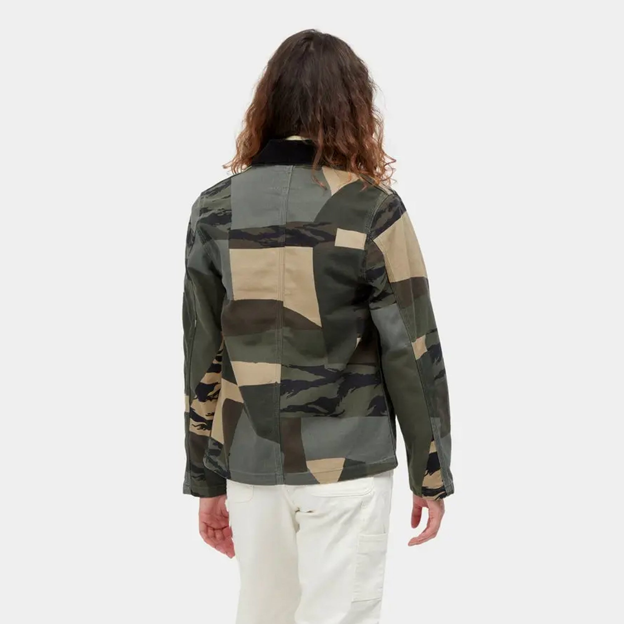 Carhartt WIP Womens Michigan Jacket Camo Mend