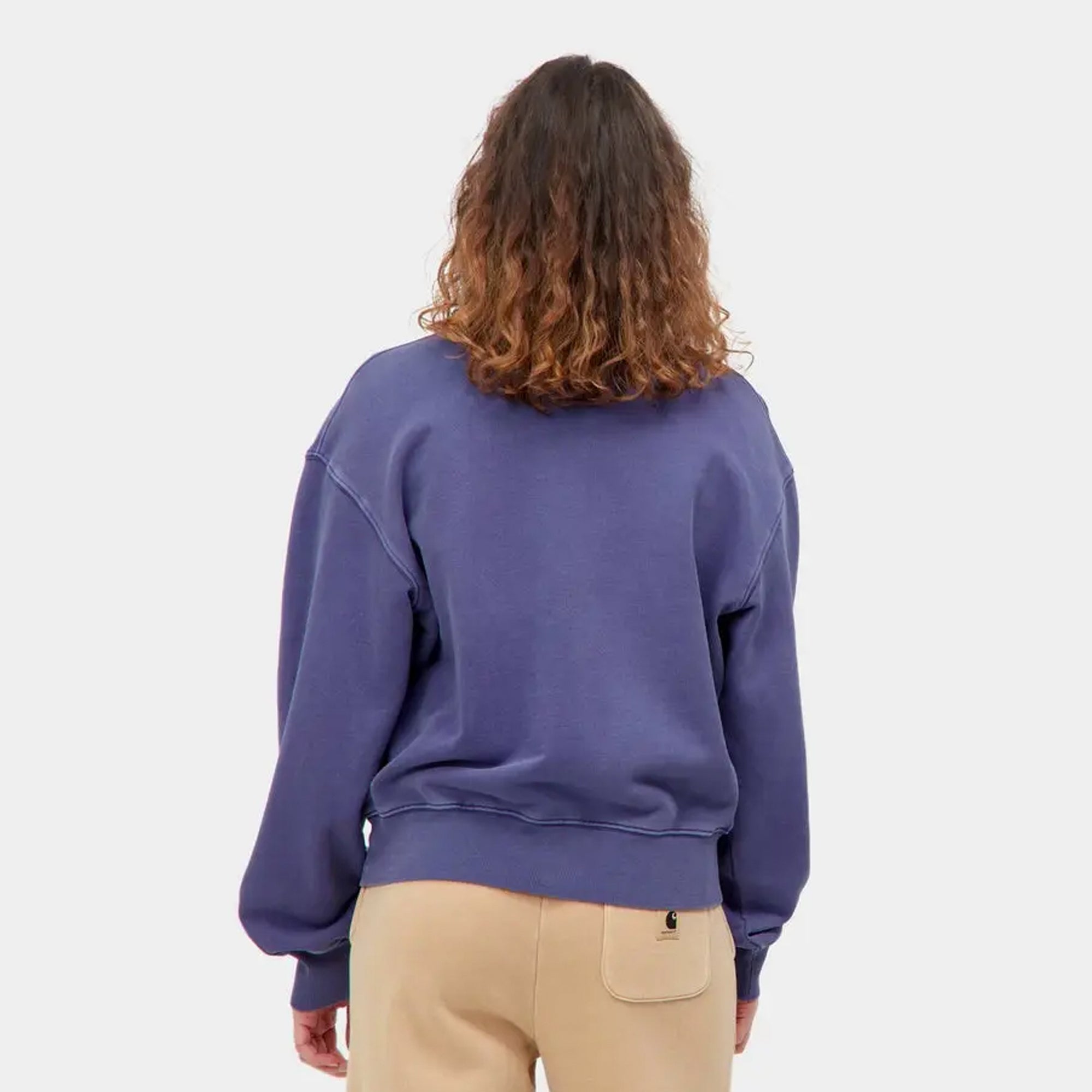 Carhartt WIP Womens Nelson Crewneck Sweatshirt Razzmic