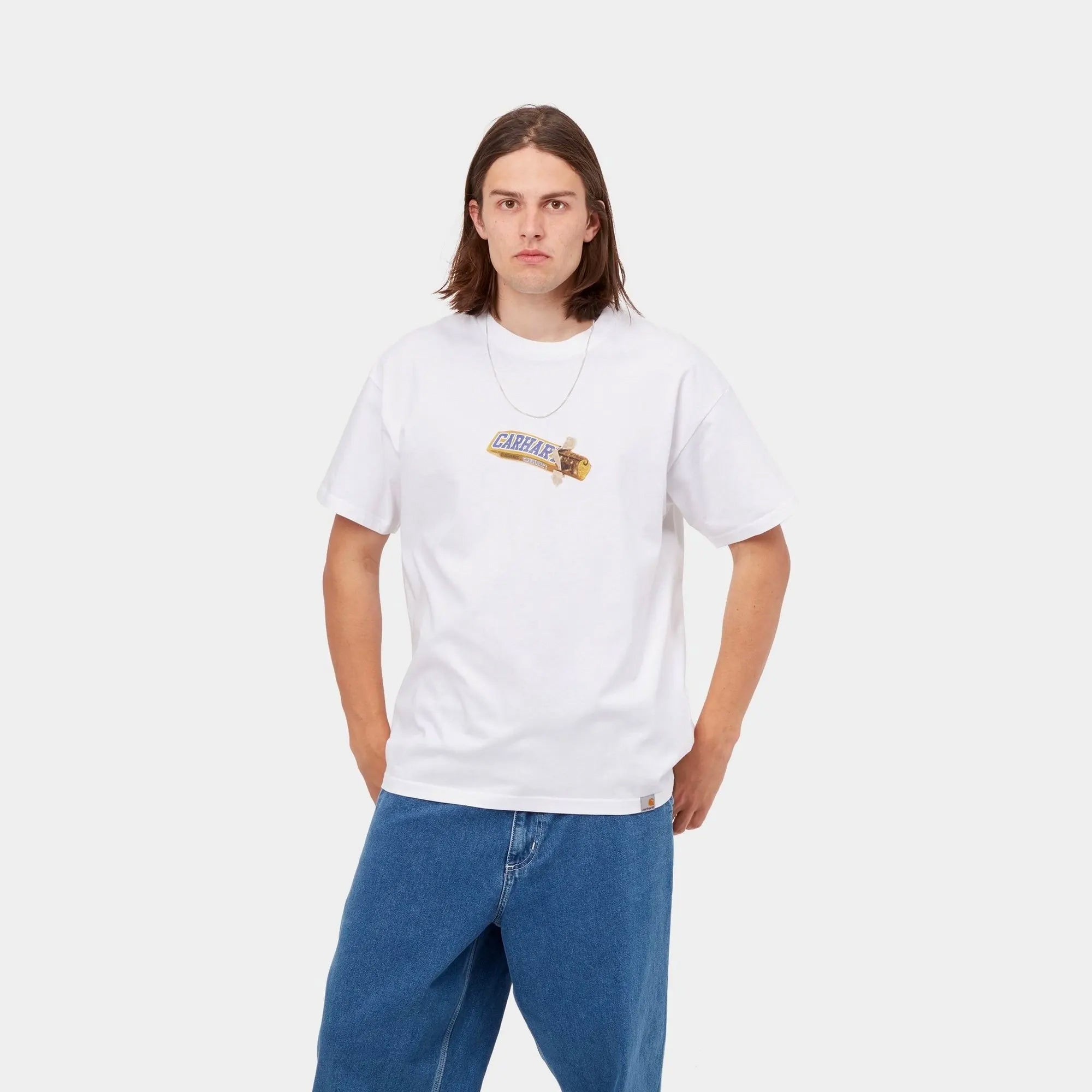 Carhartt WIP Mens Chocolate Bar Tshirt 'White'