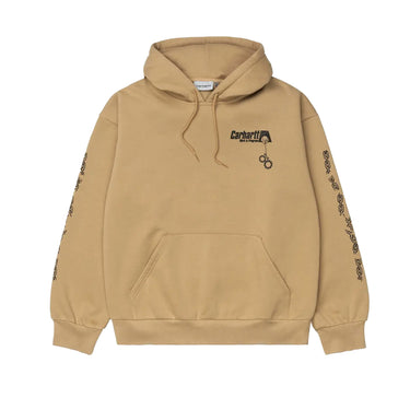 Carhartt WIP Mens Scramble Hoodie Dusty Brown