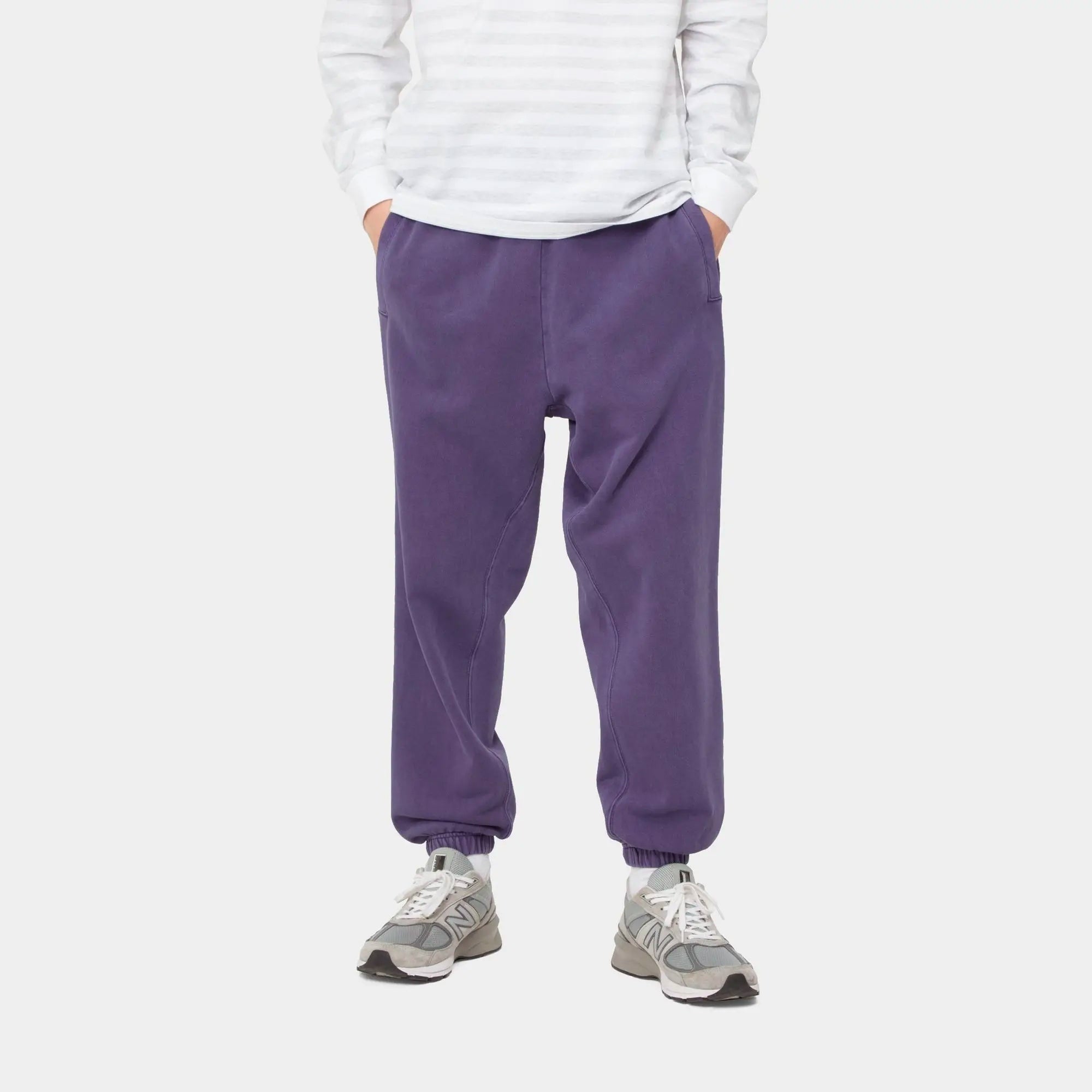 Carhartt WIP Mens Nelson Sweatpants Razzmic