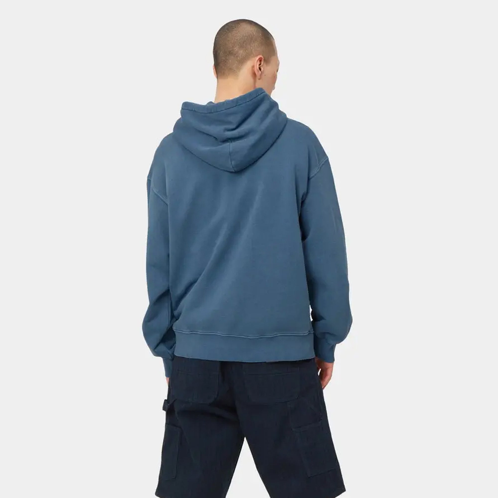 Carhartt WIP Mens Nelson Hoodie Icy Water