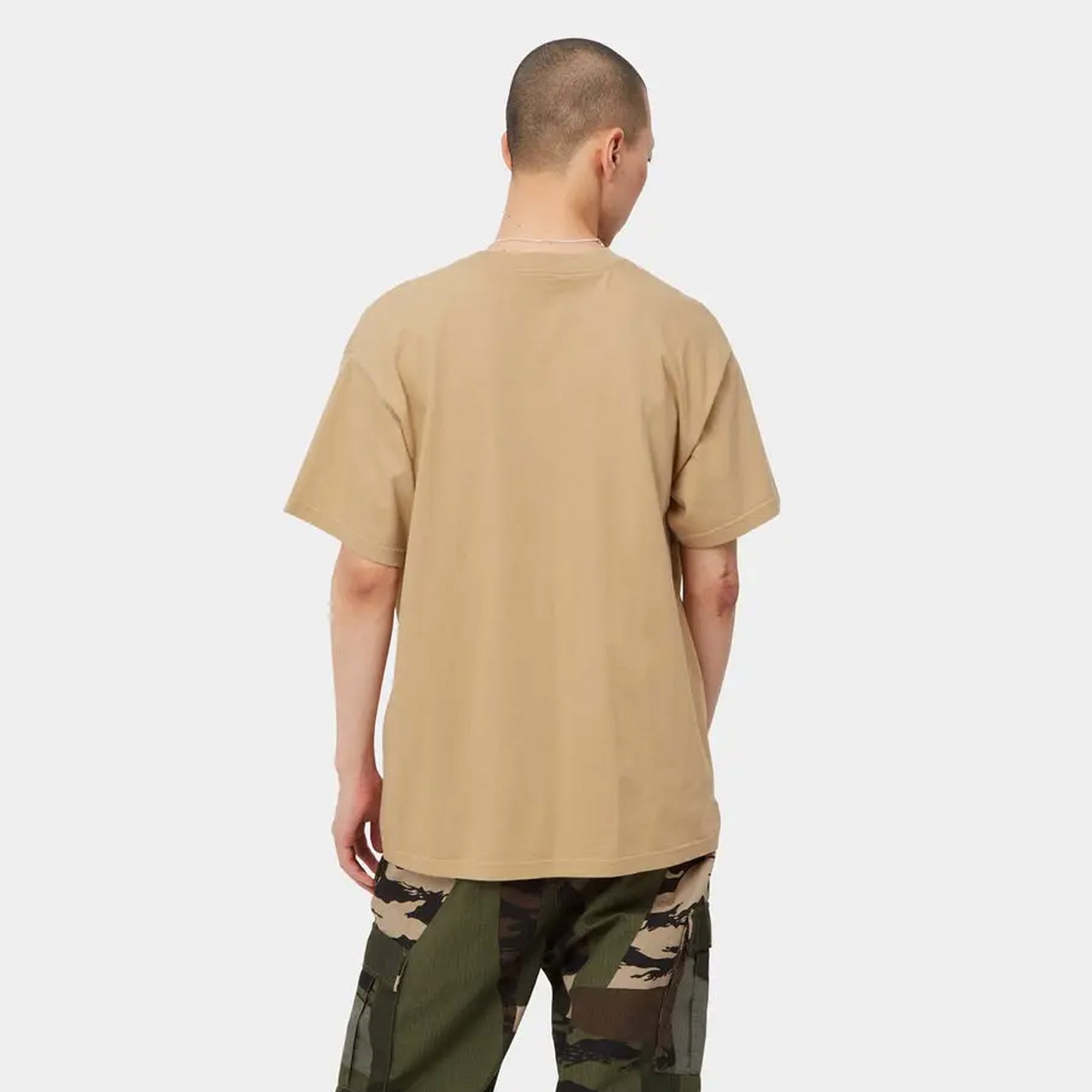 Carhartt WIP Mens Scramble Pocket SS Tee Dusty Brown