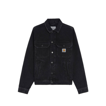 Carhartt WIP Mens Stetson Jacket Black Stone Washed