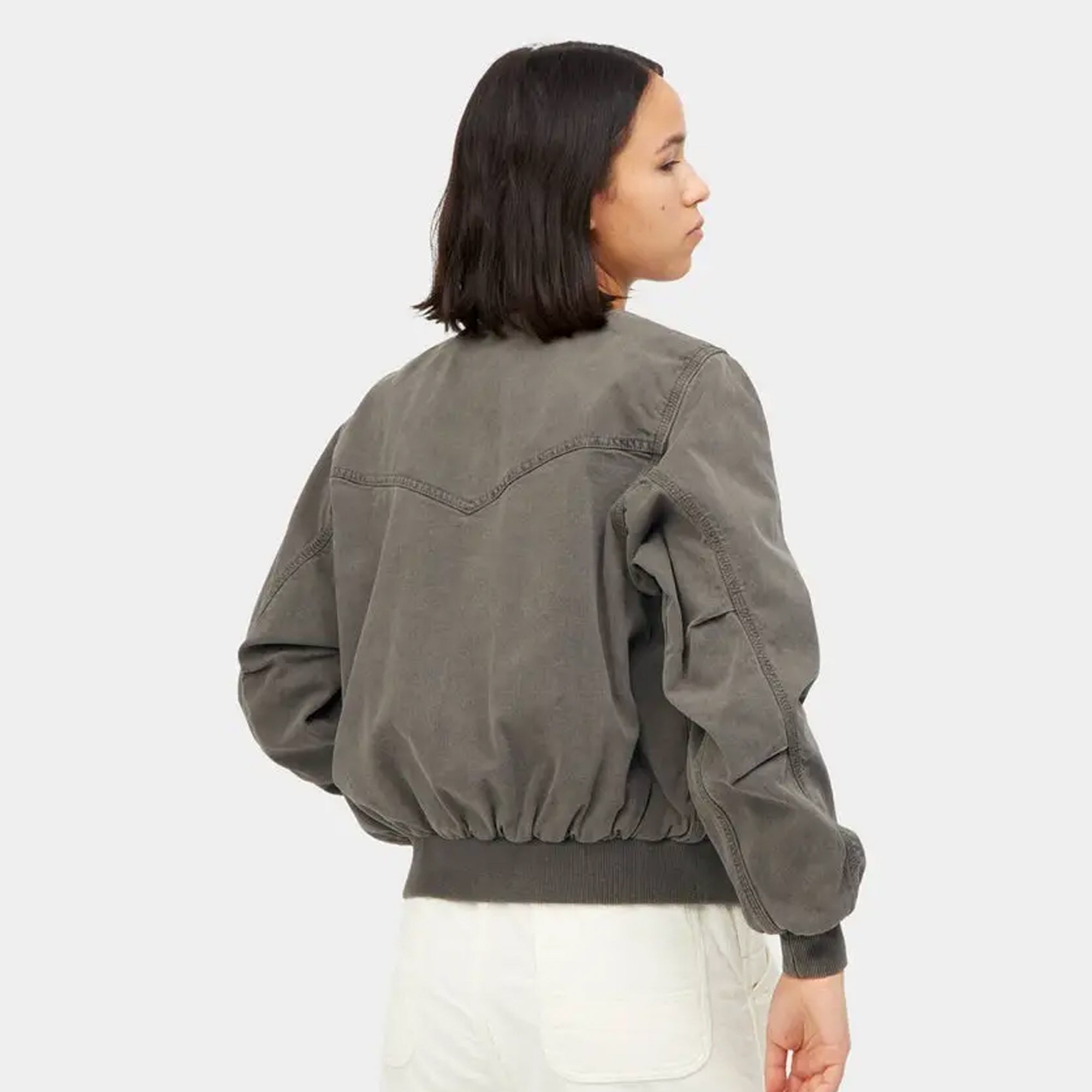 Carhartt WIP Womens Santa Fe Bomber Jacket Black