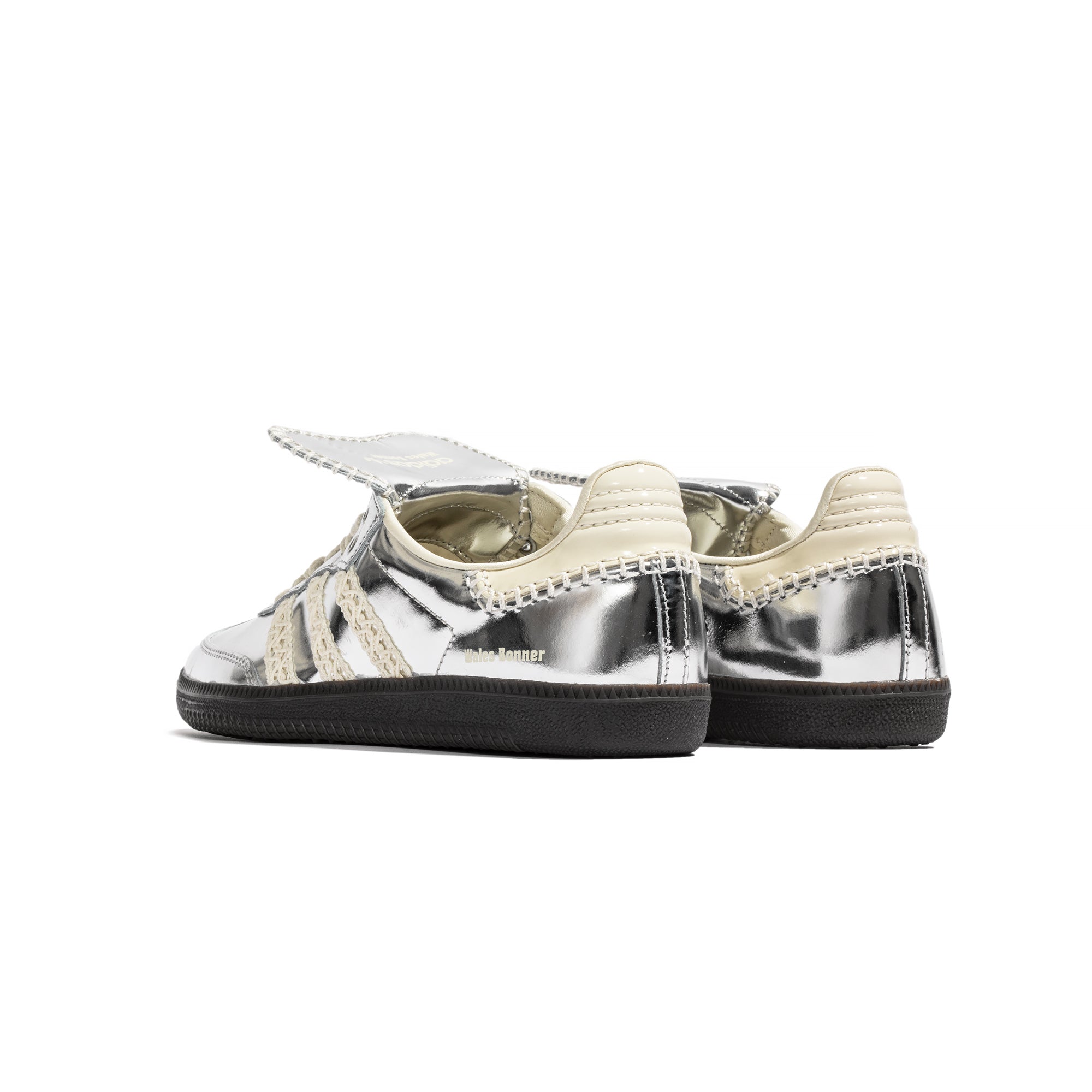 Adidas x Wales Bonner Silver Samba Shoes Extra Butter Adidas x Wales Bonner Silver Samba Shoes Extra Butter