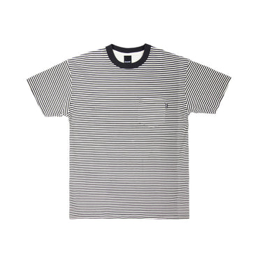 Only NY Men's Mercer Stripe Pocket T-Shirt- White
