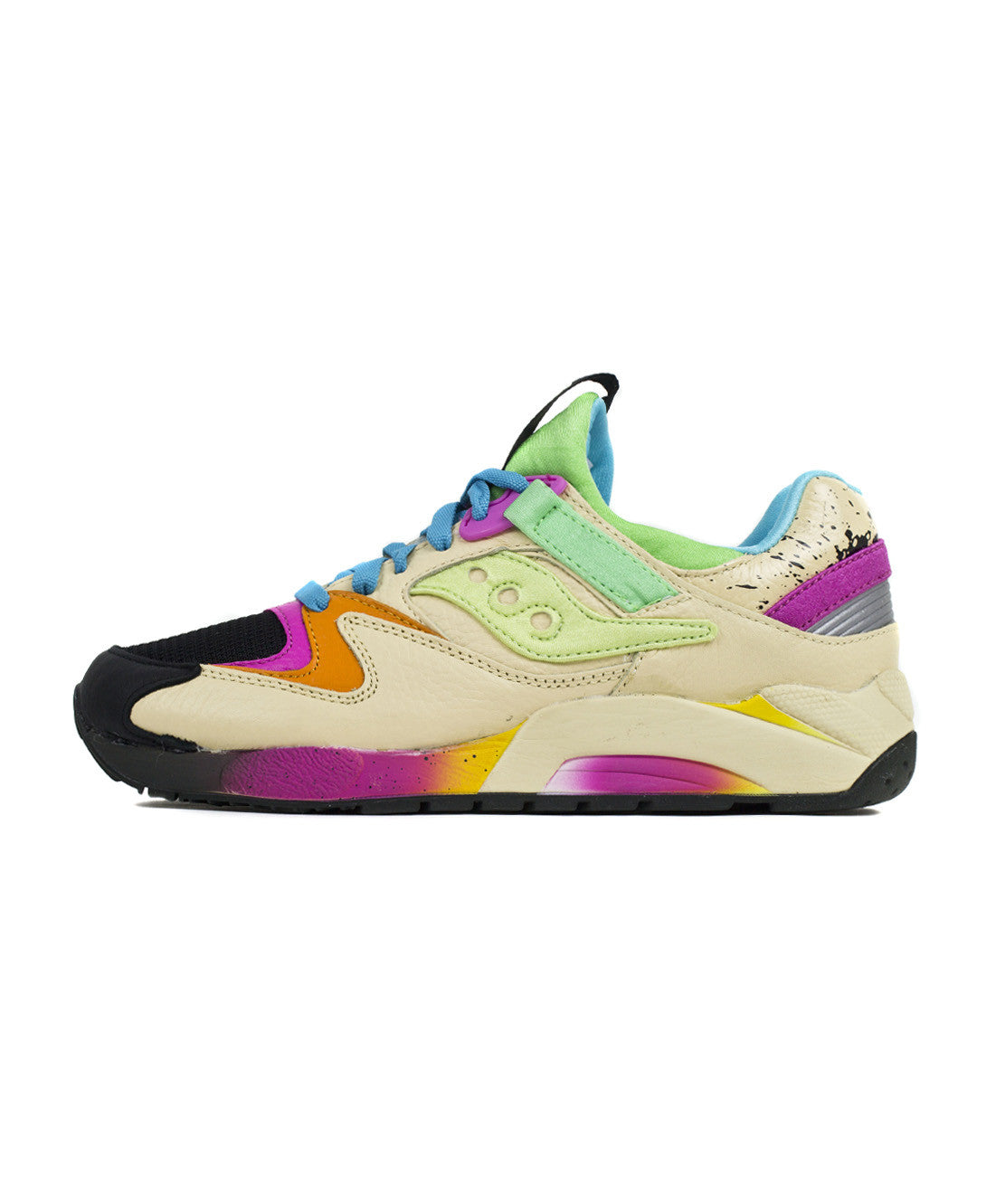 S70234-1, saucony, shoe gallery, locals only, grid 9000, multi color, orange, green, pink, purple, saucony grid 9000