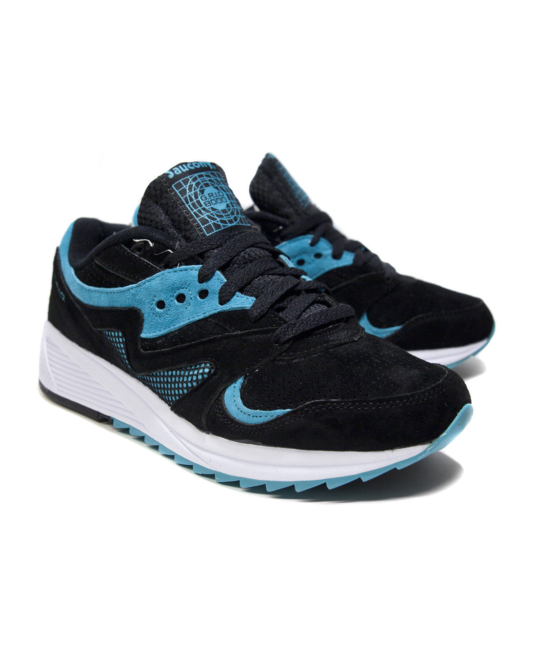 saucony, saucony grid, saucony grid 8000, black, teal, white