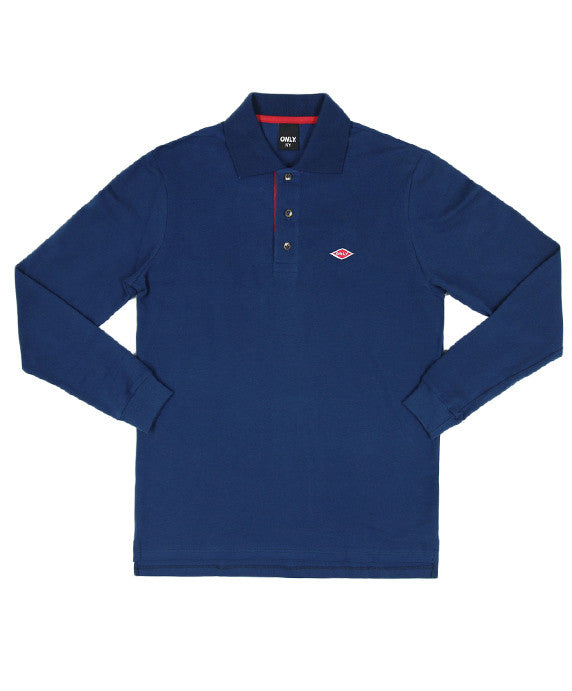 Only NY: Diamond Sportsman Pique Polo (Navy)