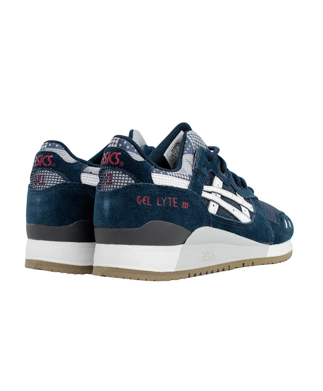 Asics: Women's Gel Lyte III "Plaid" (Navy/White)