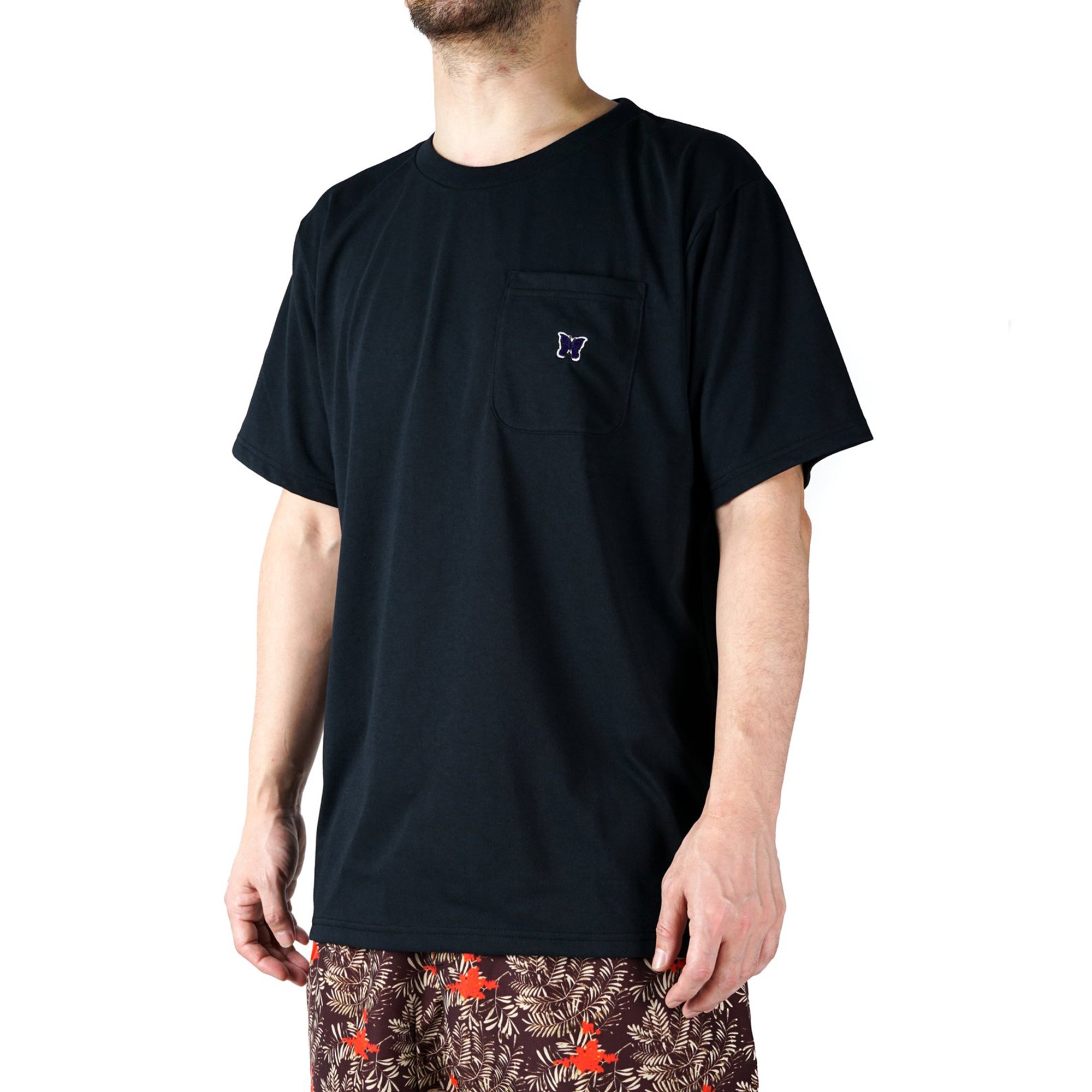 Needles Mens 'Black' Crewneck Tee