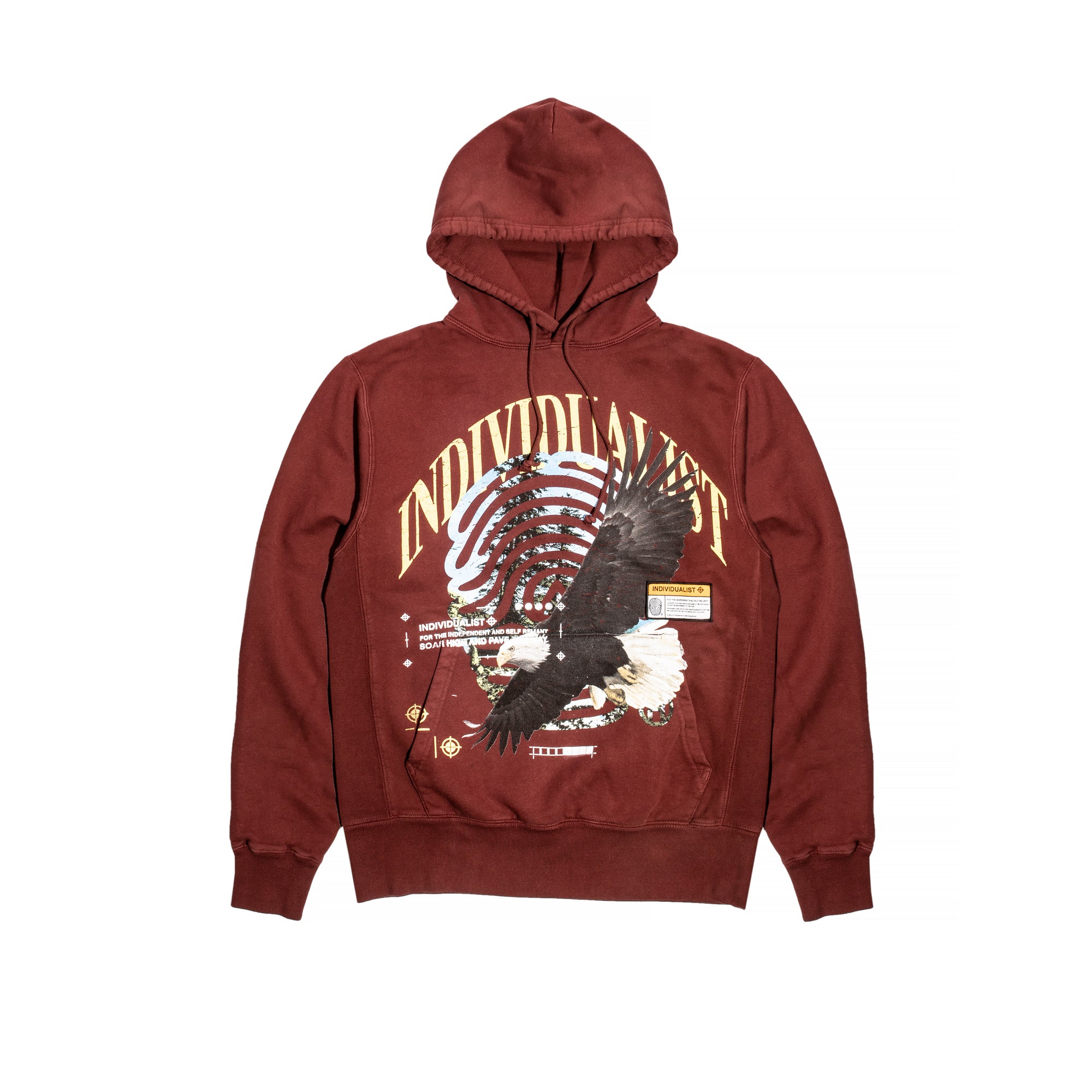 Indvlst Mens Fly Alone Hoodie