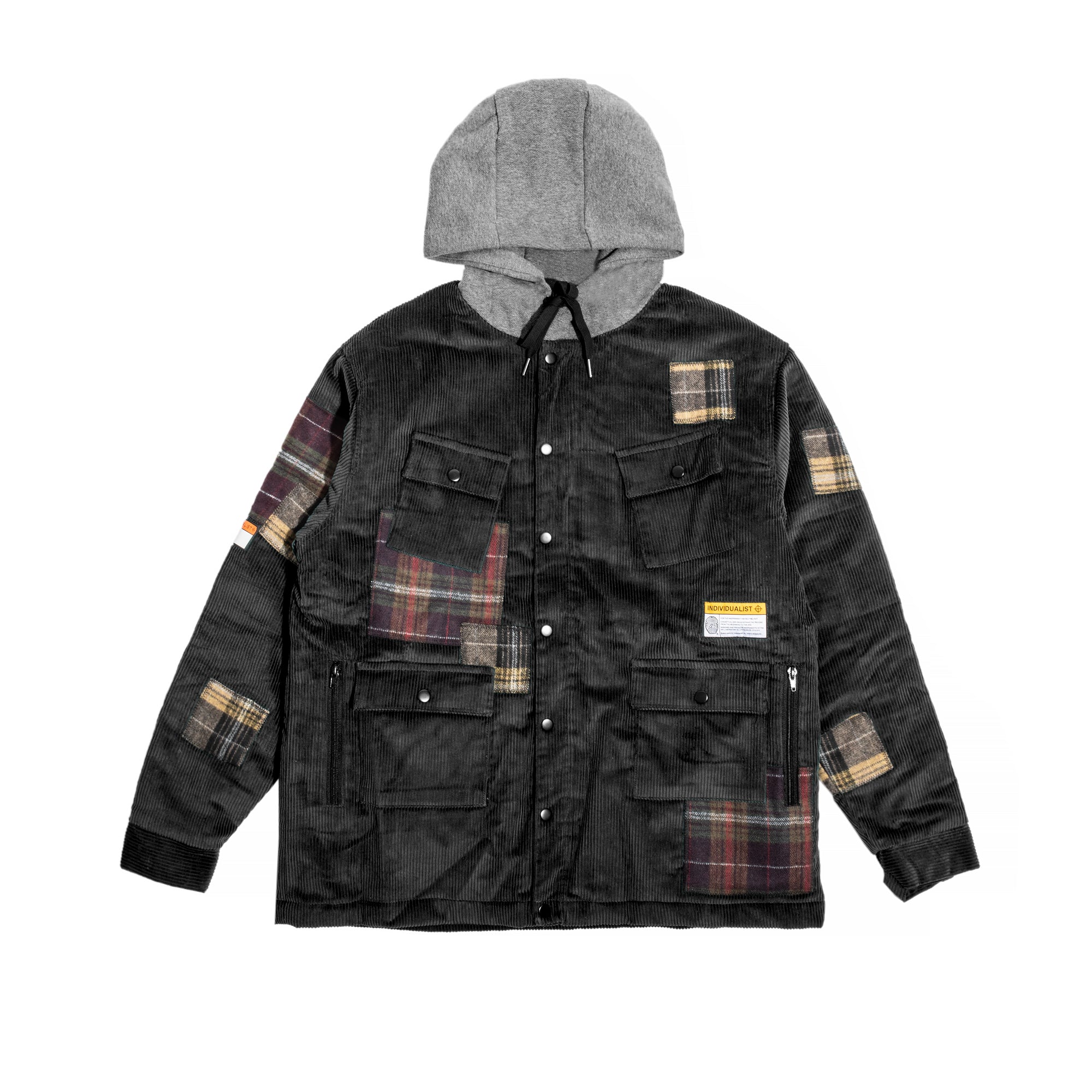 Indvlst Mens Patchwork Jacket