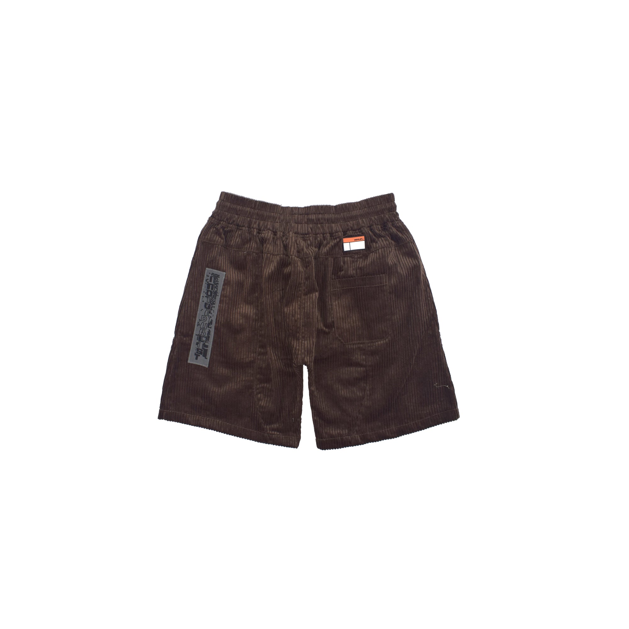 INDVLST Mens Vision Corduroy Shorts 'Brown'