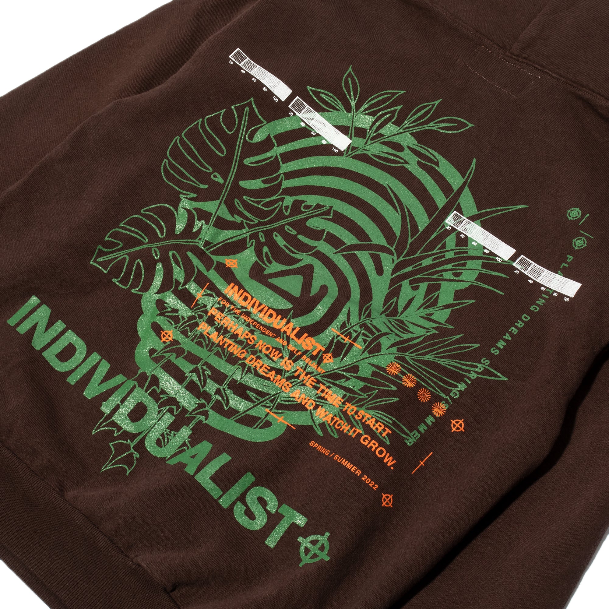 INDVLST Mens Green Thumb Hoodie