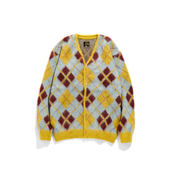 Needles Mens Mohair Cardigan 'Yellow' – Extra Butter