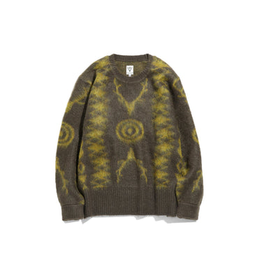 South2 West8 Mens Loose Fit Sweater 'DK.Green'