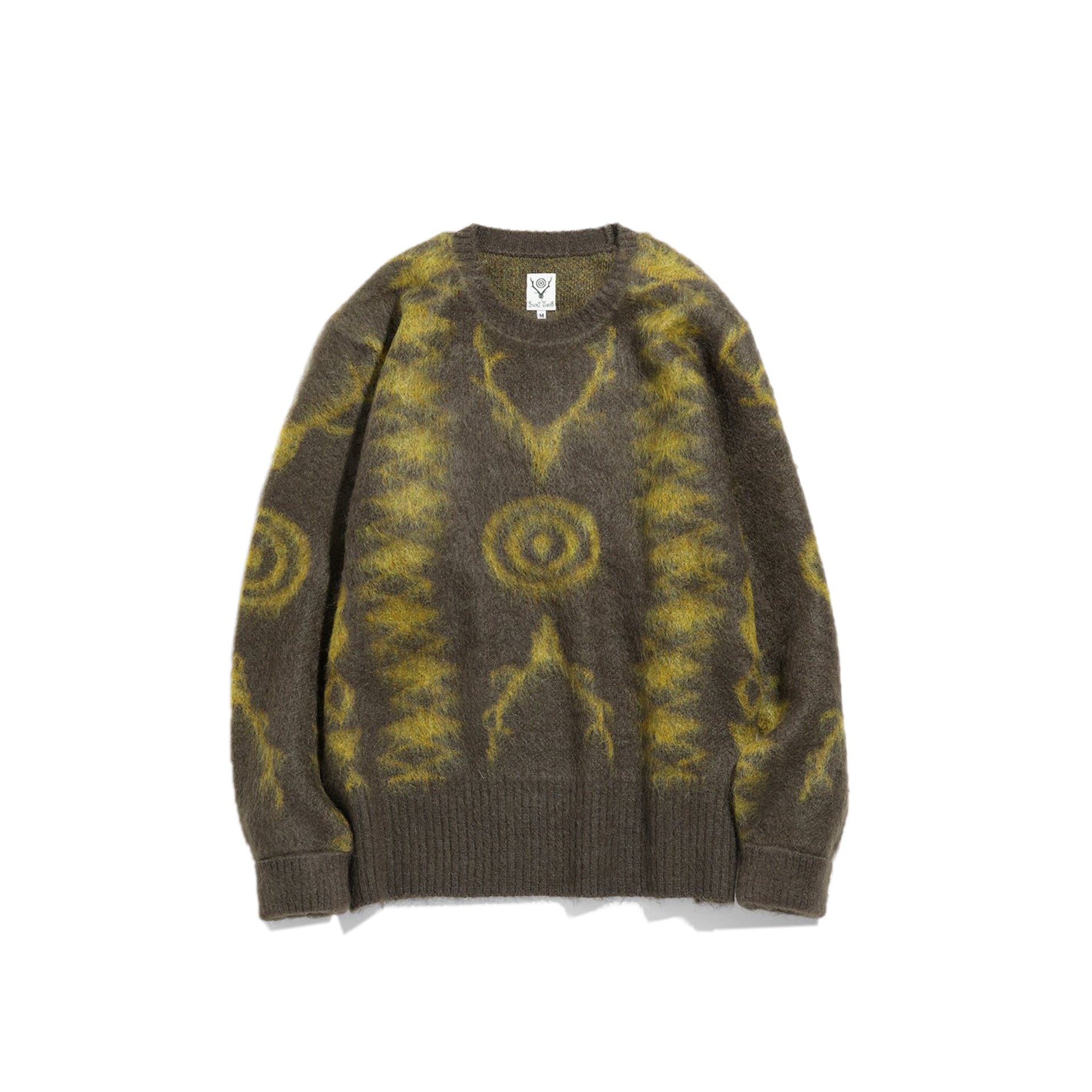 South2 West8 Mens Loose Fit Sweater 'DK.Green' – Extra Butter