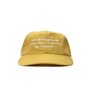 Kids Of Immigrants Mens 3.0 Hat 'Yellow'
