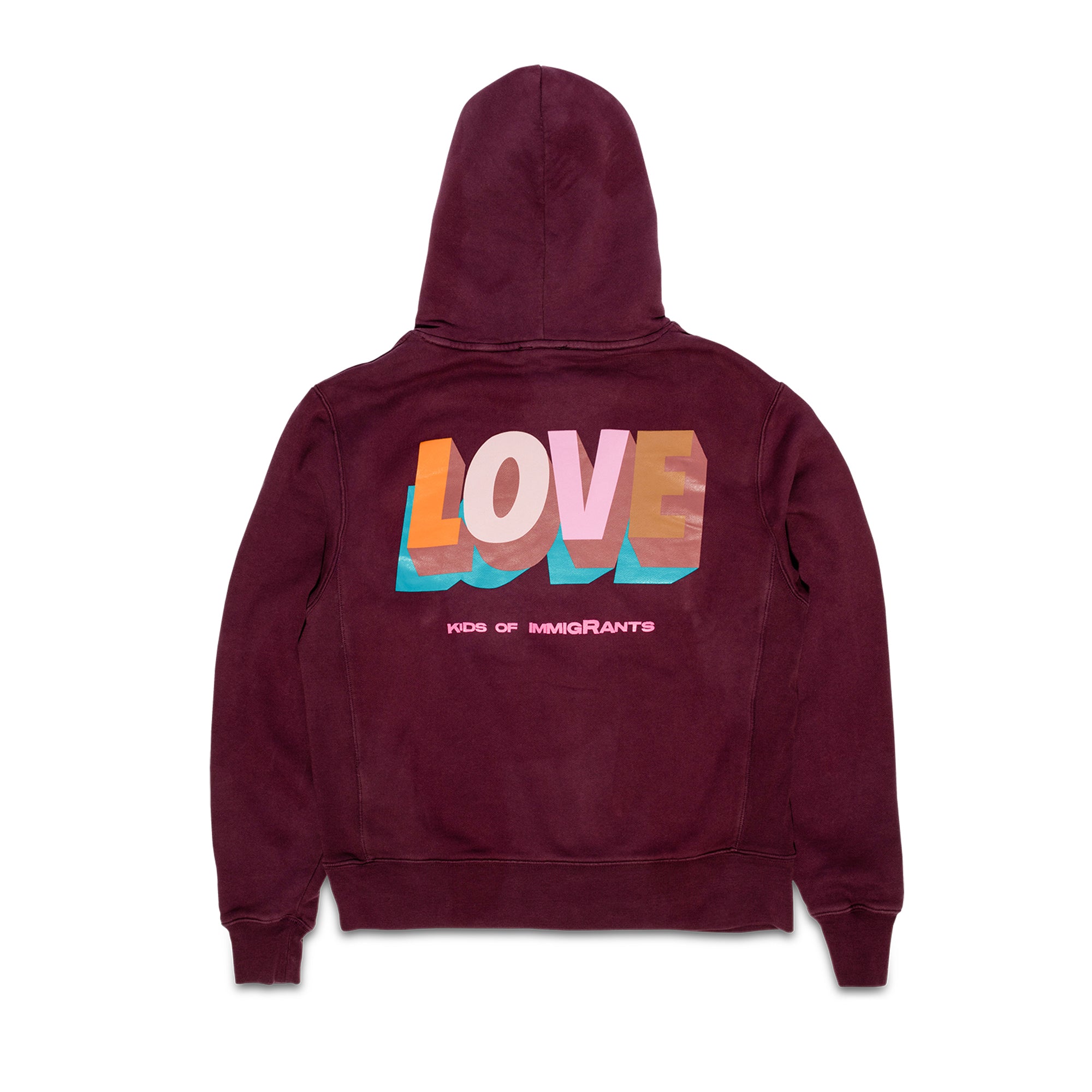 Kids Of Immigrants Spread Love 4.0 Hoodie 'Purple' – Extra Butter