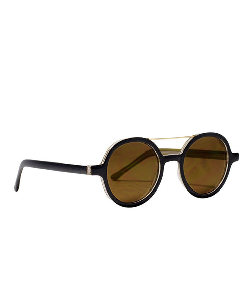 KOMOMO sunglasses The Vivien NEW Black Round NWT The-Vivien---Matte-Black-  main image 3
