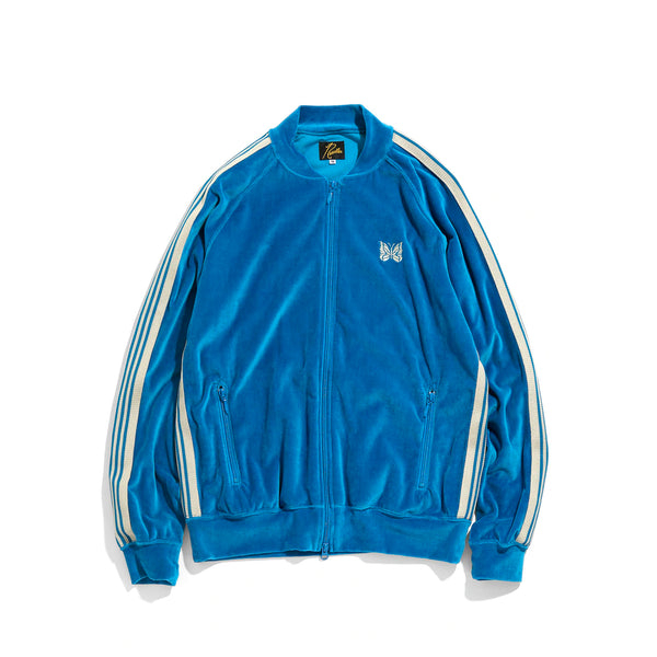 Needles Mens RC Velour Track Jacket Blue – Extra Butter