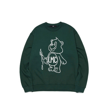 LMC Mens Candle Bear Sweatshirt 'Dark Green'