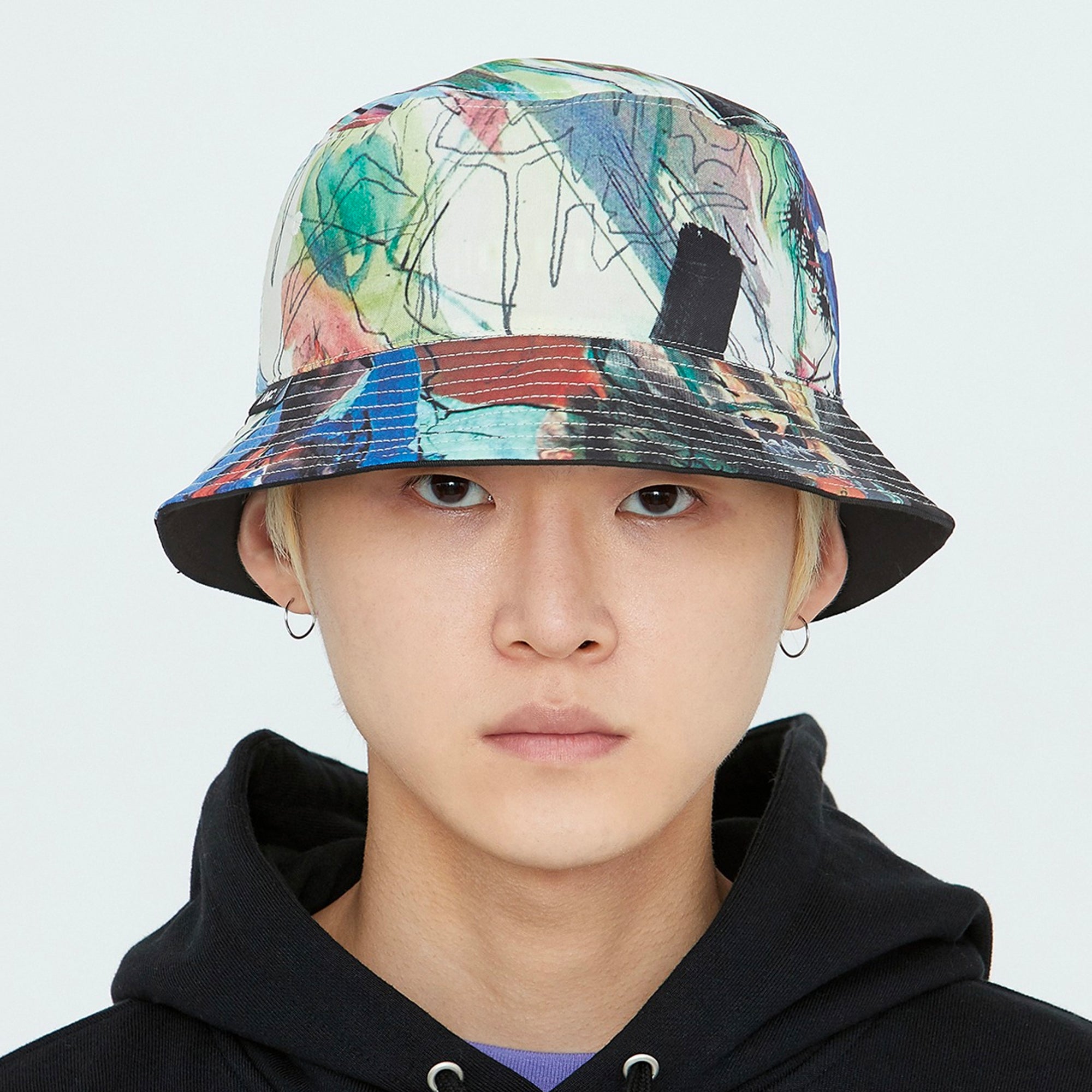 LMC Artworks Painting Reversible Bucket Hat 'Black'