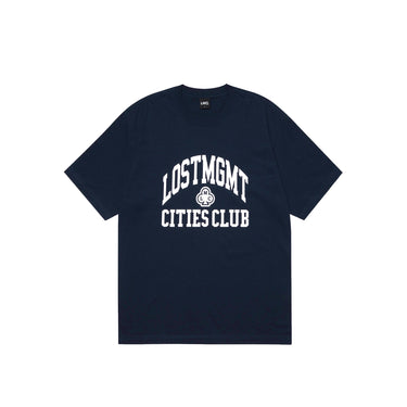 Lost Management Cities Club Athletic T-Shirt 'Navy'
