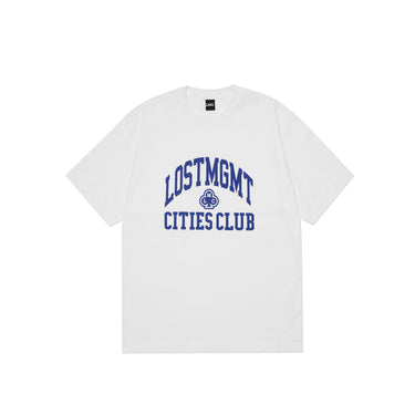 Lost Management Cities Club Athletic T-Shirt 'White'