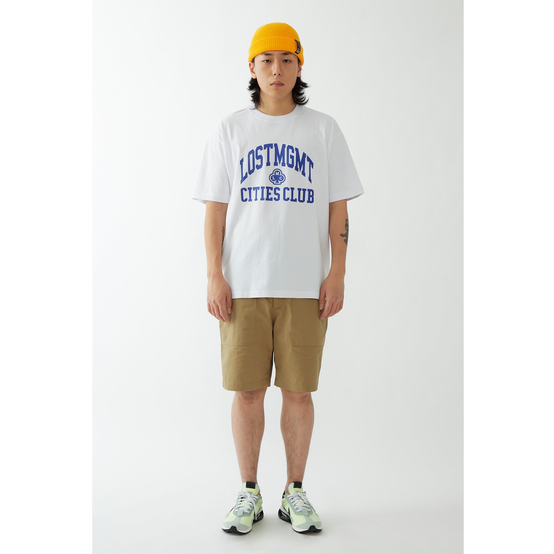 Lost Management Cities Club Athletic T-Shirt 'White'