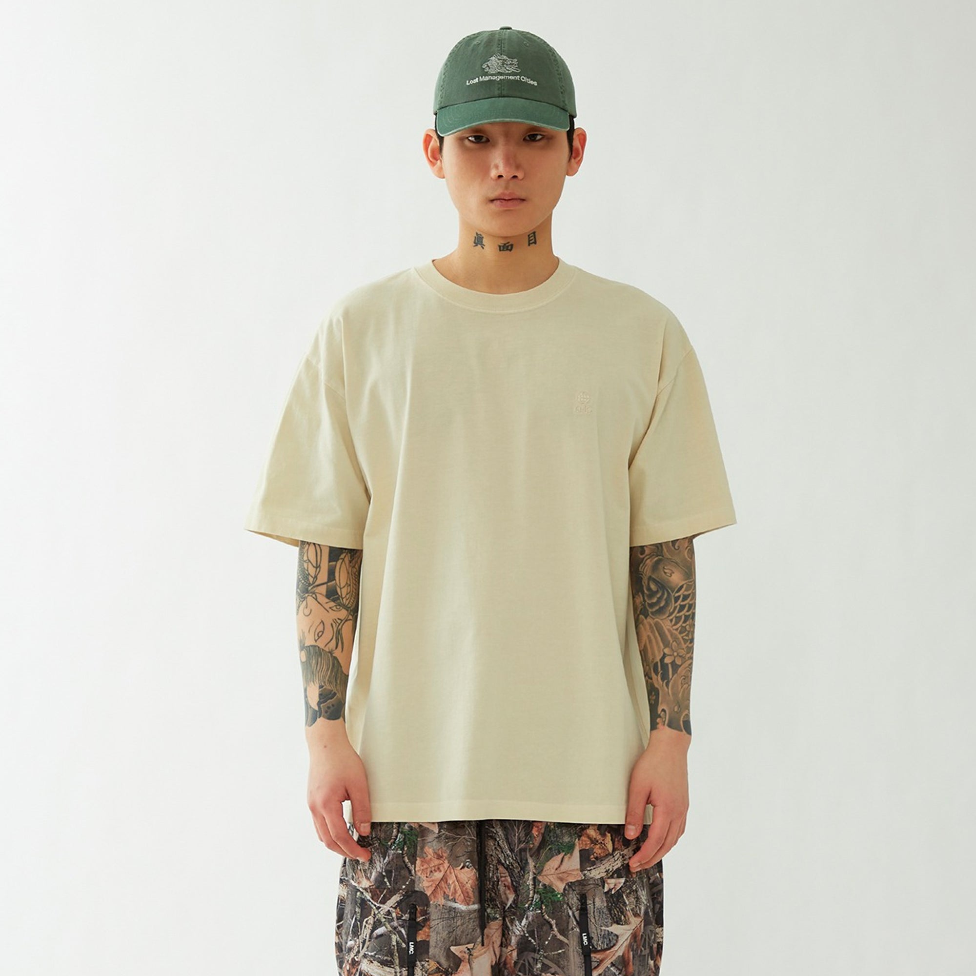 LMC Overdyed Globe Tee 'Cream'