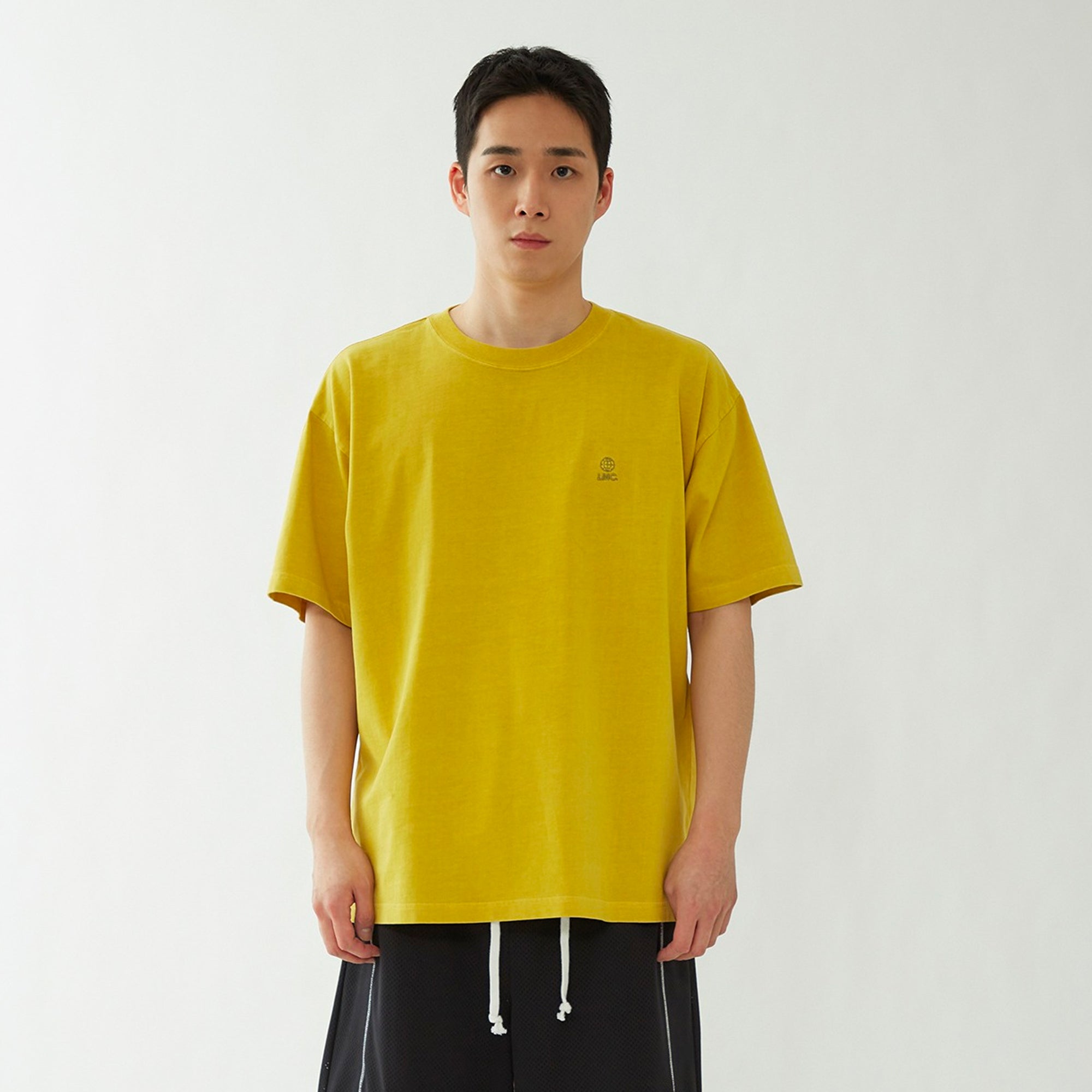 LMC Overdyed Globe Tee 'Mustard'