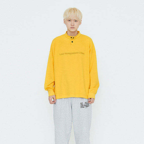 Lost Management Cities PK Pullover Long Sleeve 'Yellow'