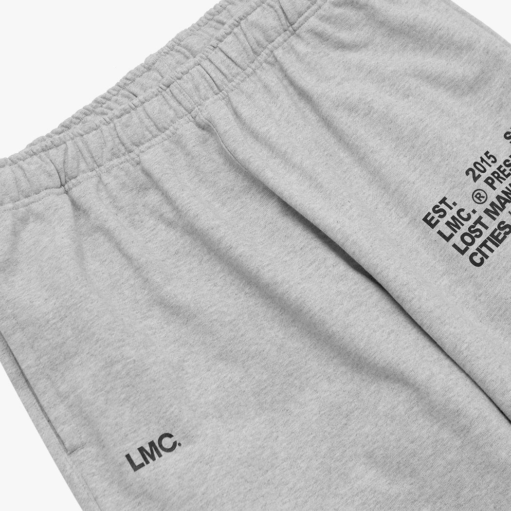 Lost Management Cities Workroom Sweatpants 'Heather Gray'