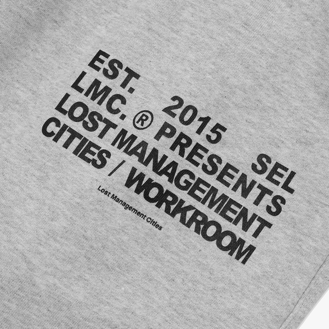 Lost Management Cities Workroom Sweatpants 'Heather Gray'