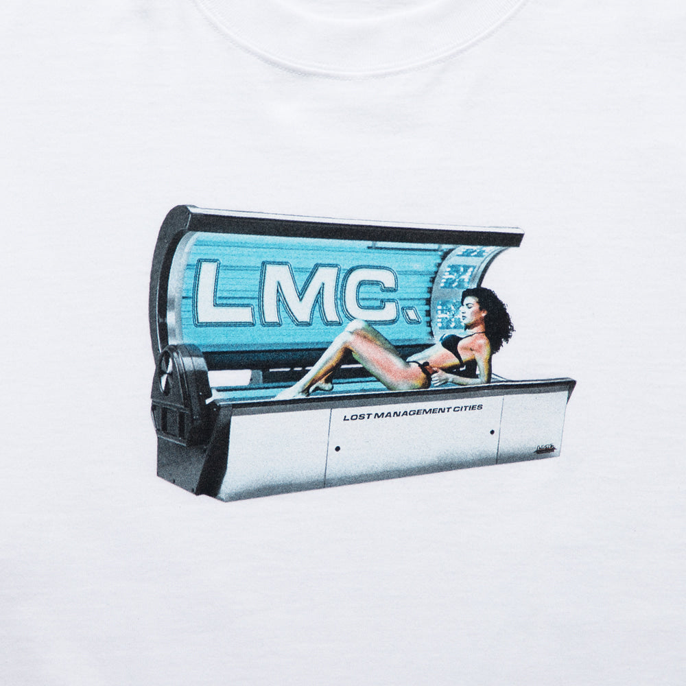 Lost Management Cities Tanning T-Shirt 'White'