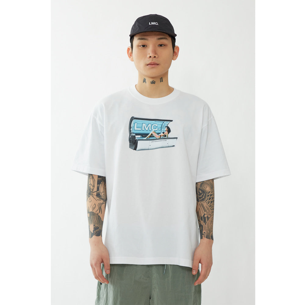 Lost Management Cities Tanning T-Shirt 'White'