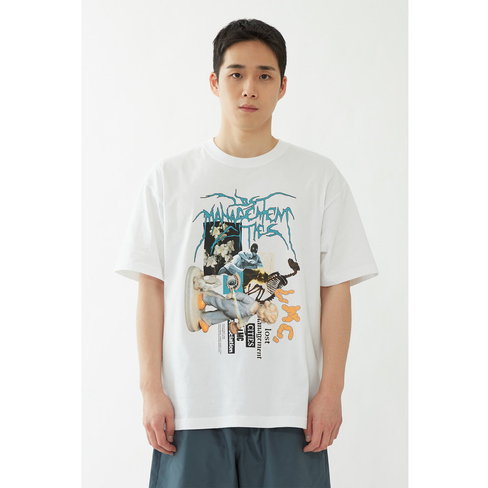 Lost Management Cities ZT V2 T-Shirt 'White'