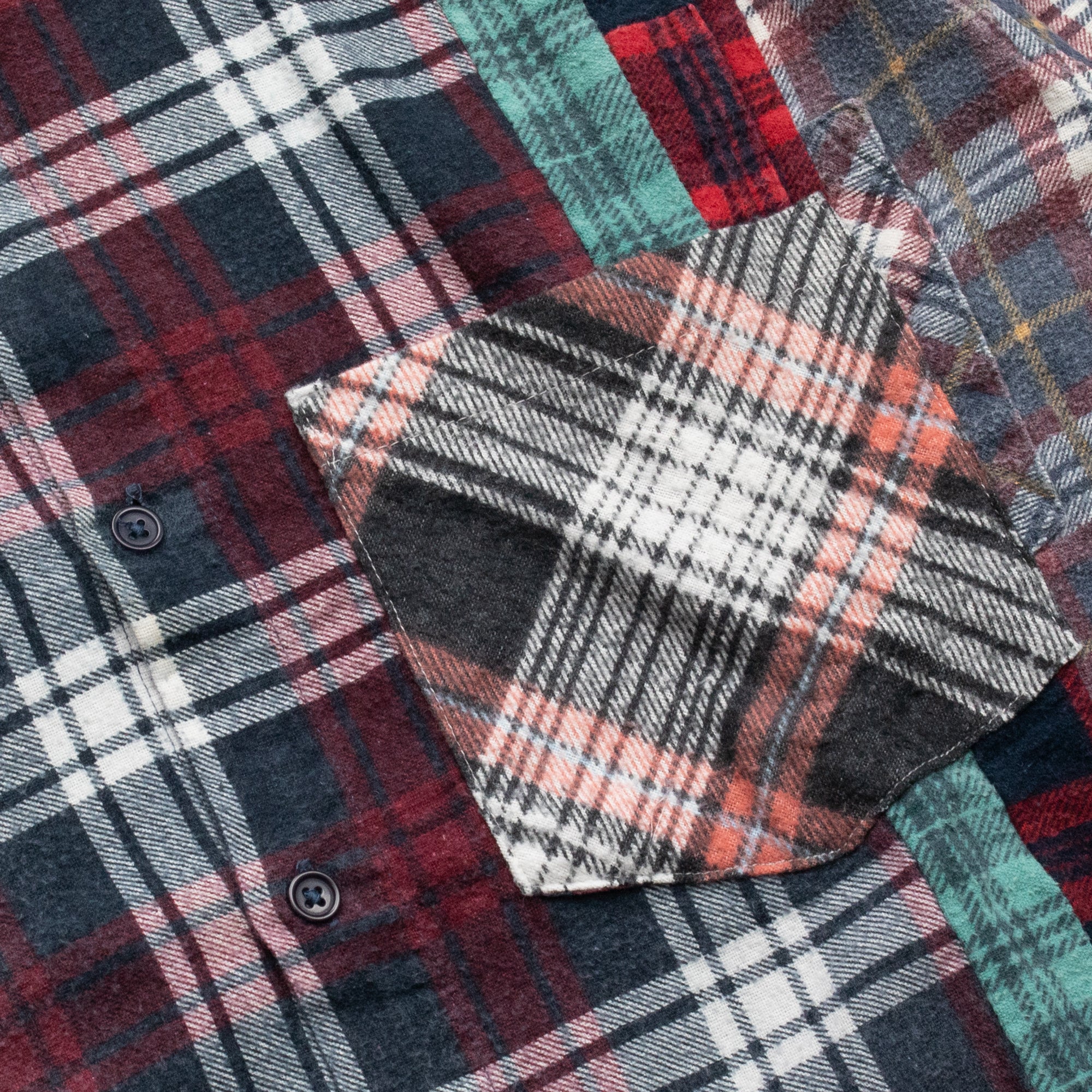 Needles Mens 7 Cuts Flannel Shirt