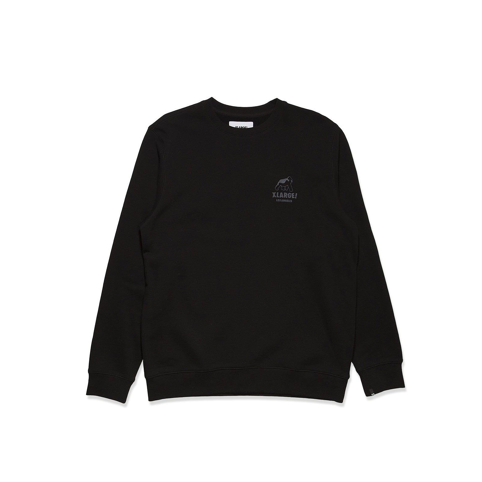 X-Large Men's Walking Ape Crewneck - Black