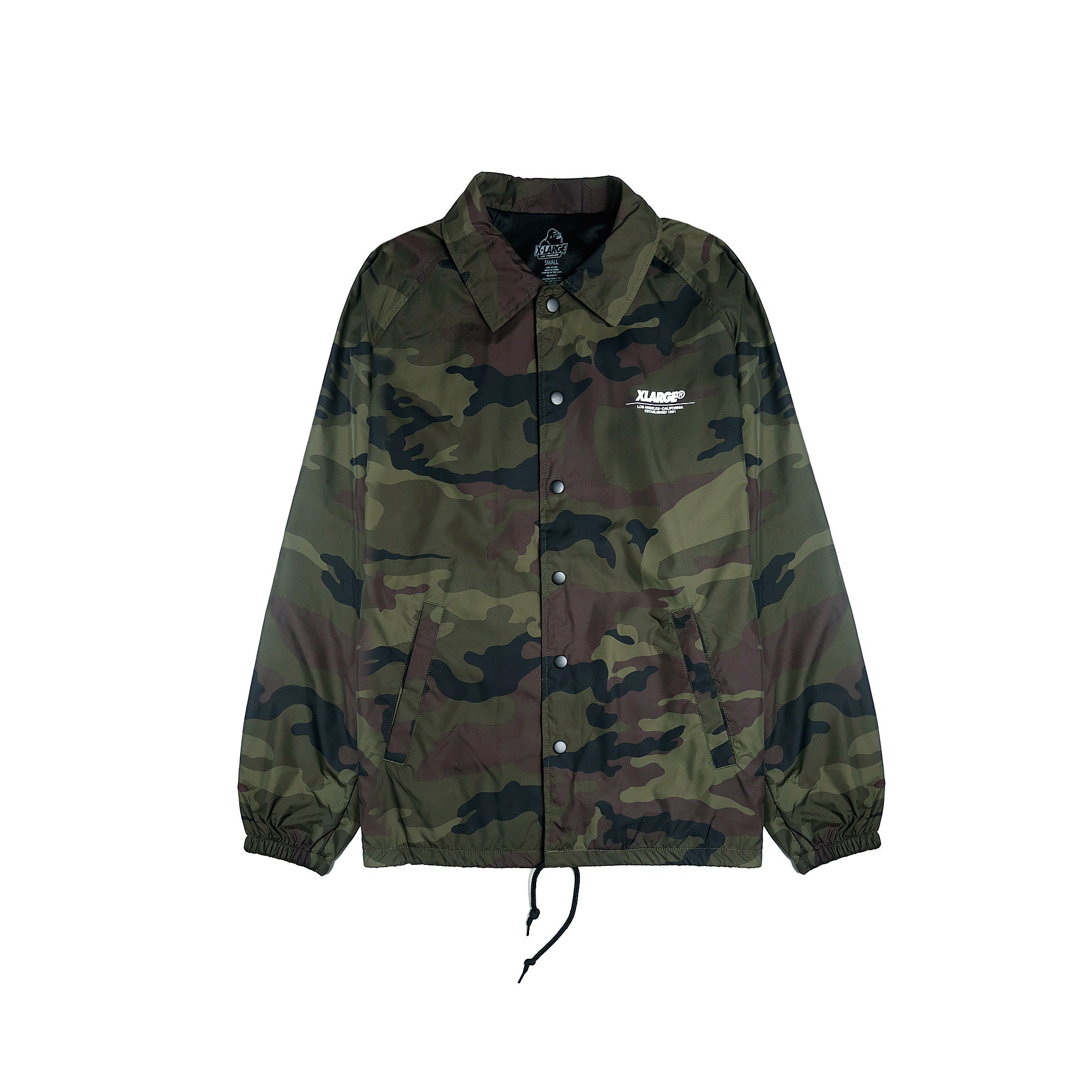 X-Large Men's Border Coach Jacket - Camo