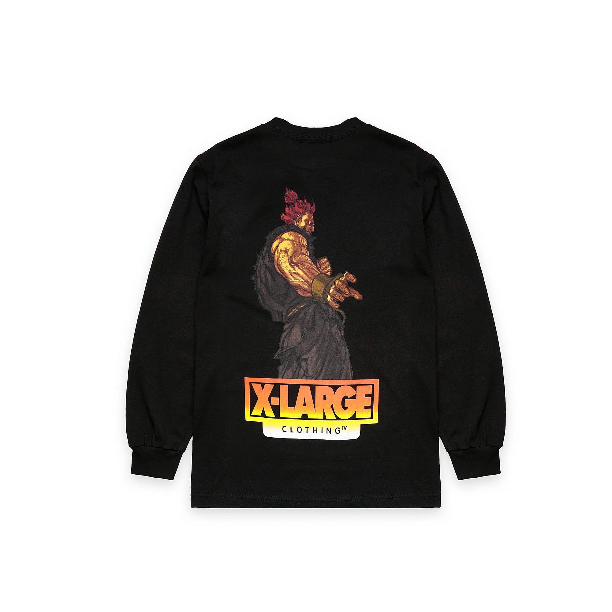 X-LARGE x Street Fighter Akuma L/S Tee [M18Z1402]