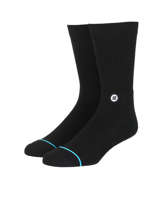 Stance Socks Icon - Black/White