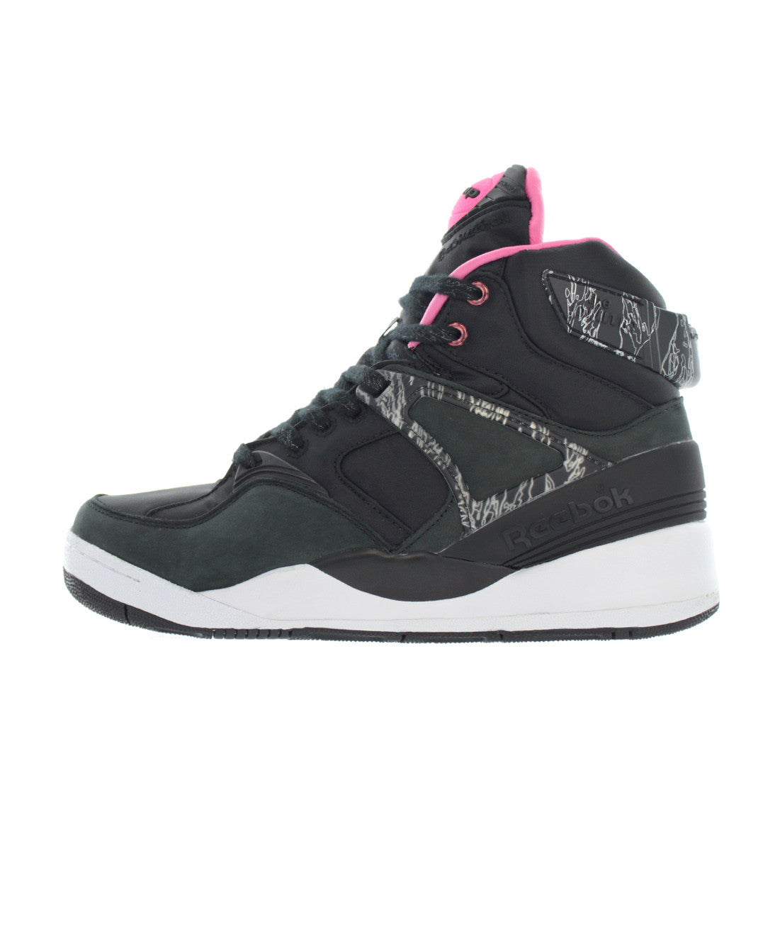 Reebok x Crossover: The Pump Certified (Camo/Black/White/Solar Pink/Metallic Silver)