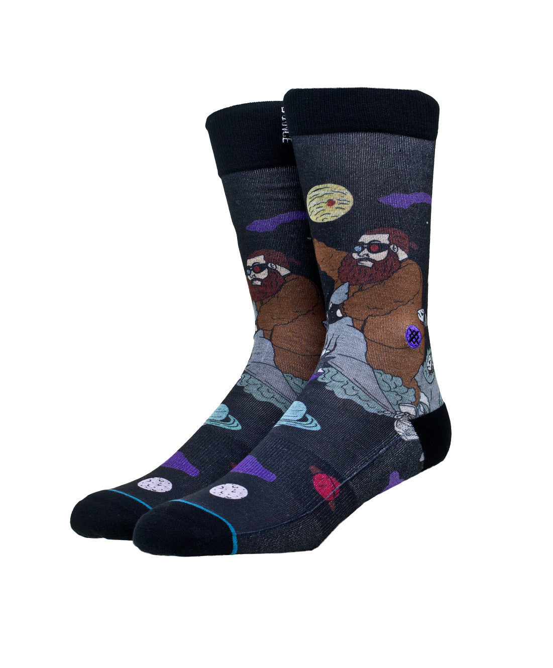 Stance Socks x Action Bronson : Actin Crazy (Black)