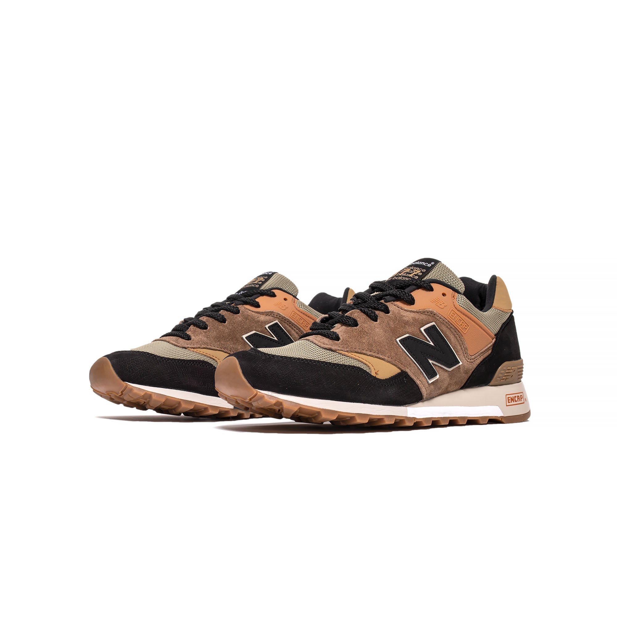 New Balance Mens Made UK 577 Shoes 'Ermine/Kelp/Glazed Ginger'