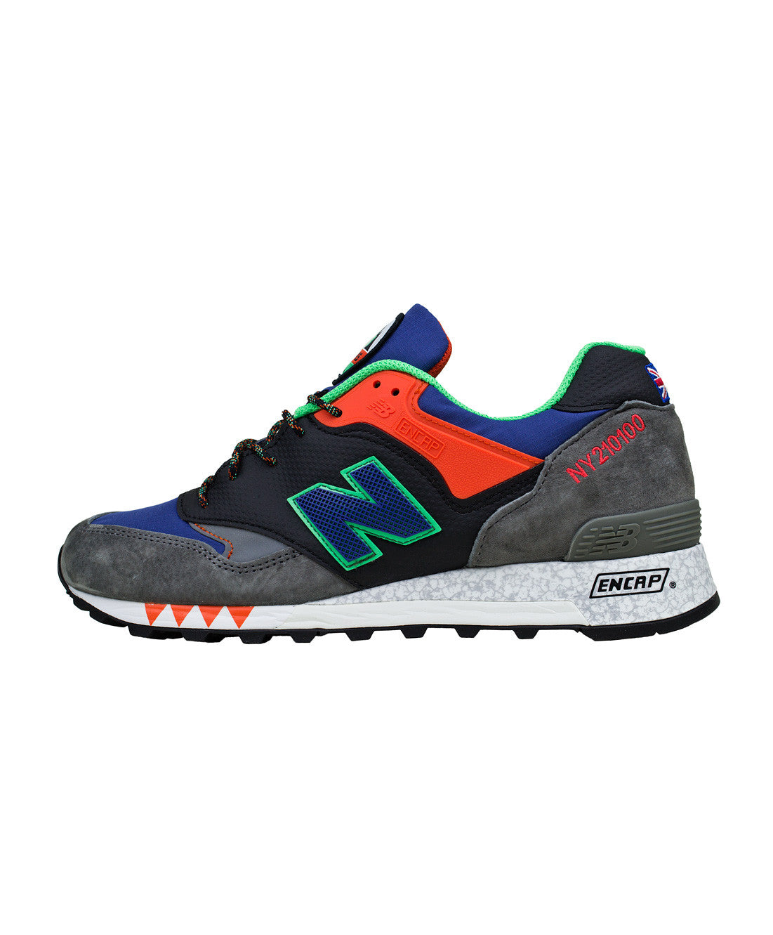 New Balance: M577NGO Made in UK Napes (Grey/Blue/Green/Orange)