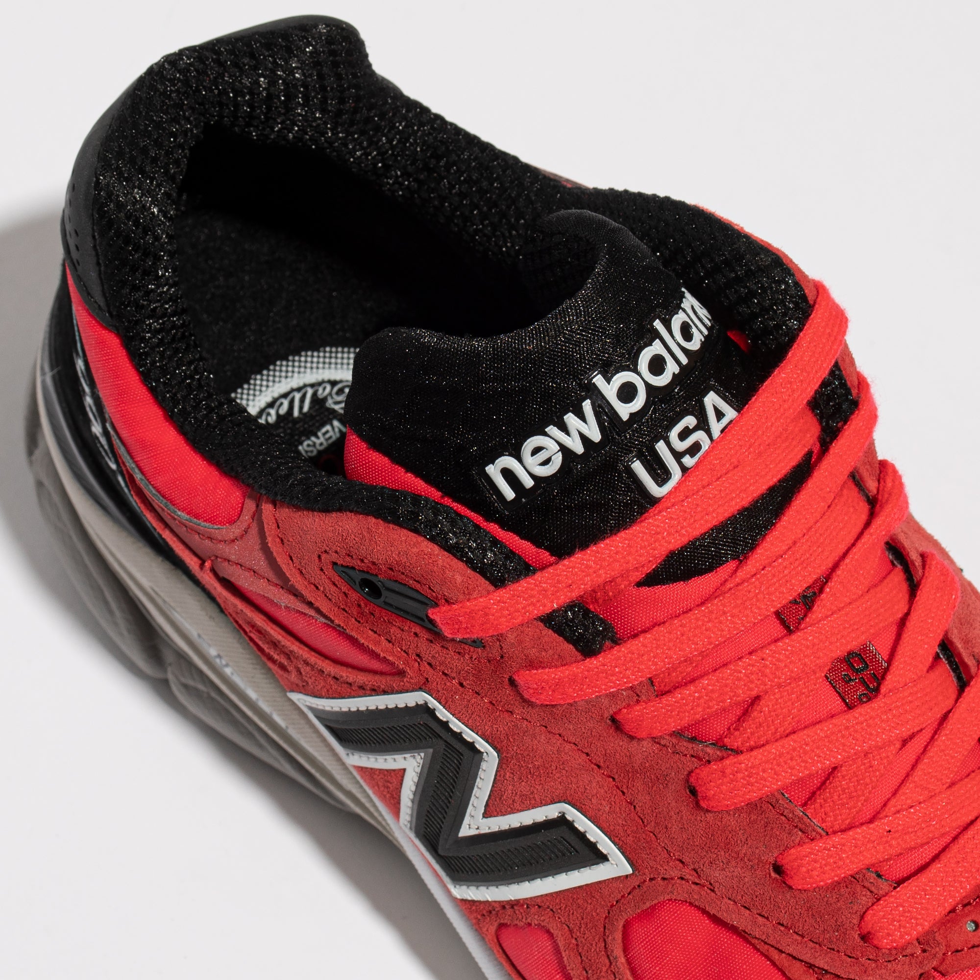 New Balance Mens Made in US 990v3 Shoes 'Red'